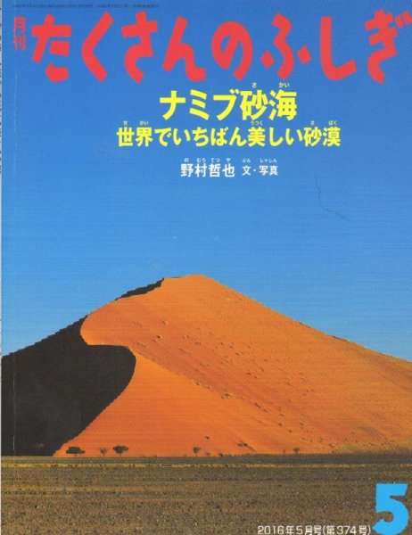 画像1: ナミブ砂海－世界でいちばん美しい砂漠（たくさんのふしぎ374号）【状態B】 (1)