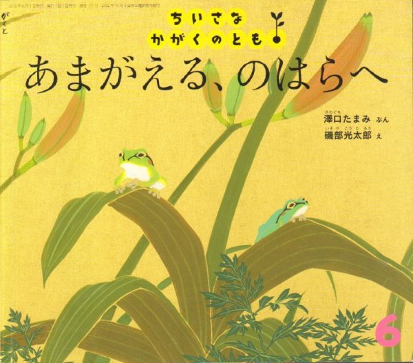 画像1: あまがえる、のはらへ（ちいさなかがくのとも171号）【バーゲンブック】※ (1)