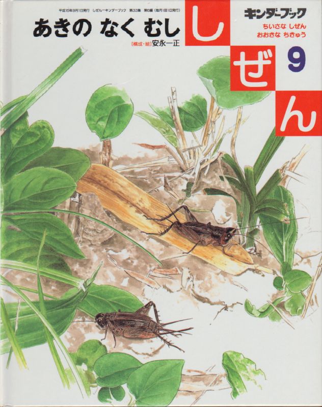 あきのなくむし（しぜん-キンダーブック 平成16年9月発行）【バーゲンブック】